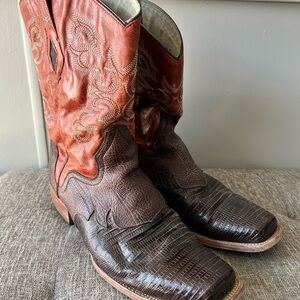 J.B. Dillon Two-Tone Western Boots